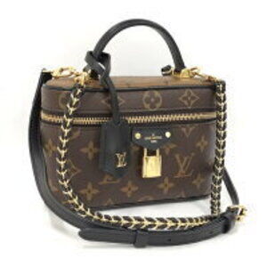LOUIS VUITTON Vanity Chain Clutch Monogram Reverse